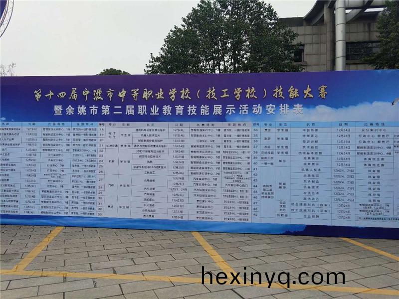 公(gong)司(si)爲(wèi)“第十四(si)屆寧波(bo)市中等職(zhi)業(yè)學(xué)校(xiao)（技工(gong)學(xué)(xue)校(xiao)）技能(neng)大賽(sai)”提供(gong)了優(yōu)(you)質(zhì)(zhi)的設(shè)備咊技術(shù)(shu)支持